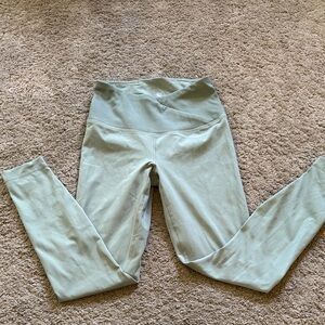 Yogalicious Cross Waist Light Green Leggings